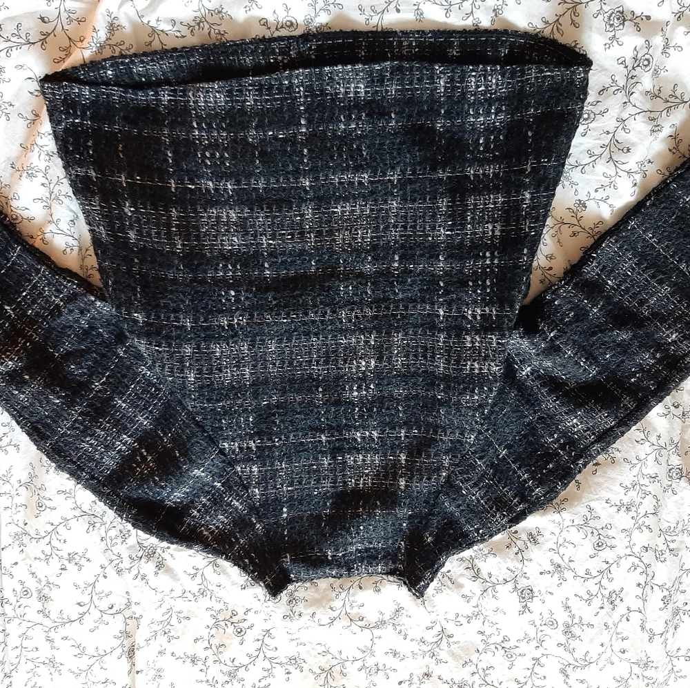 Zara Size S Tweed Blouse